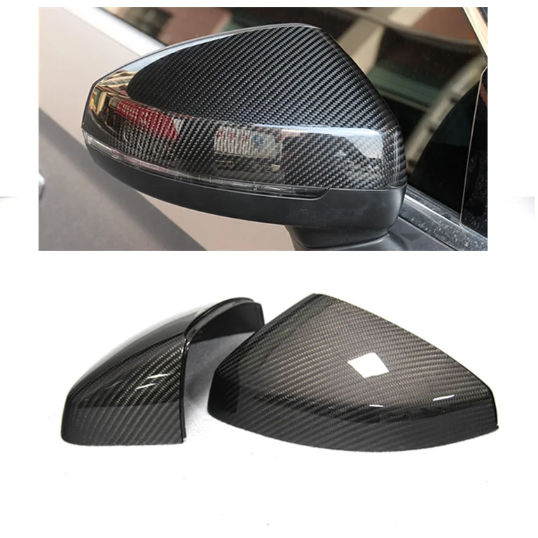 High Quality A3 Carbon fiber Mirror covers without Side Assist  for AUDI A3 S3 8V 2014-2020 side mirror cover