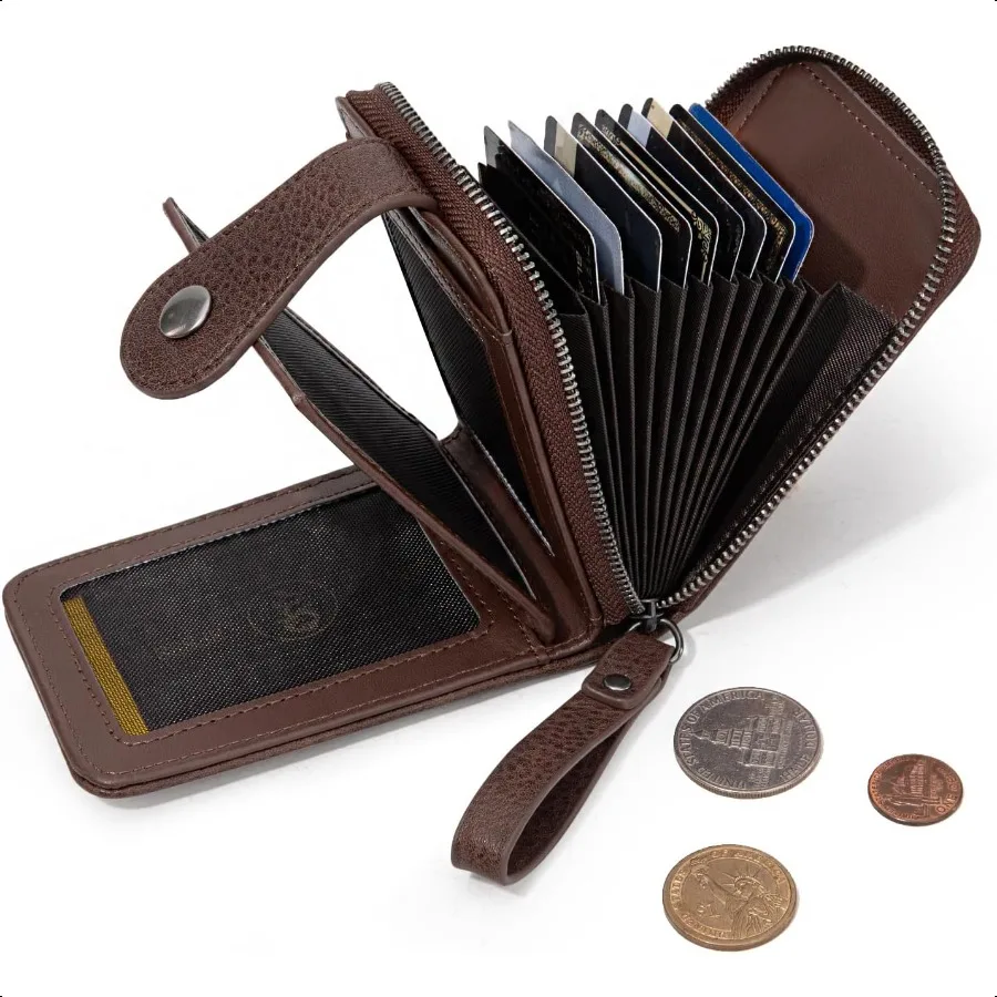 X Wrangler-Geldbörse für Damen, kleiner Kreditkartenetui für Damen, RFID-blockierend, funktioneller Ausweishalter, kompakter Damen-Kartenhalter W