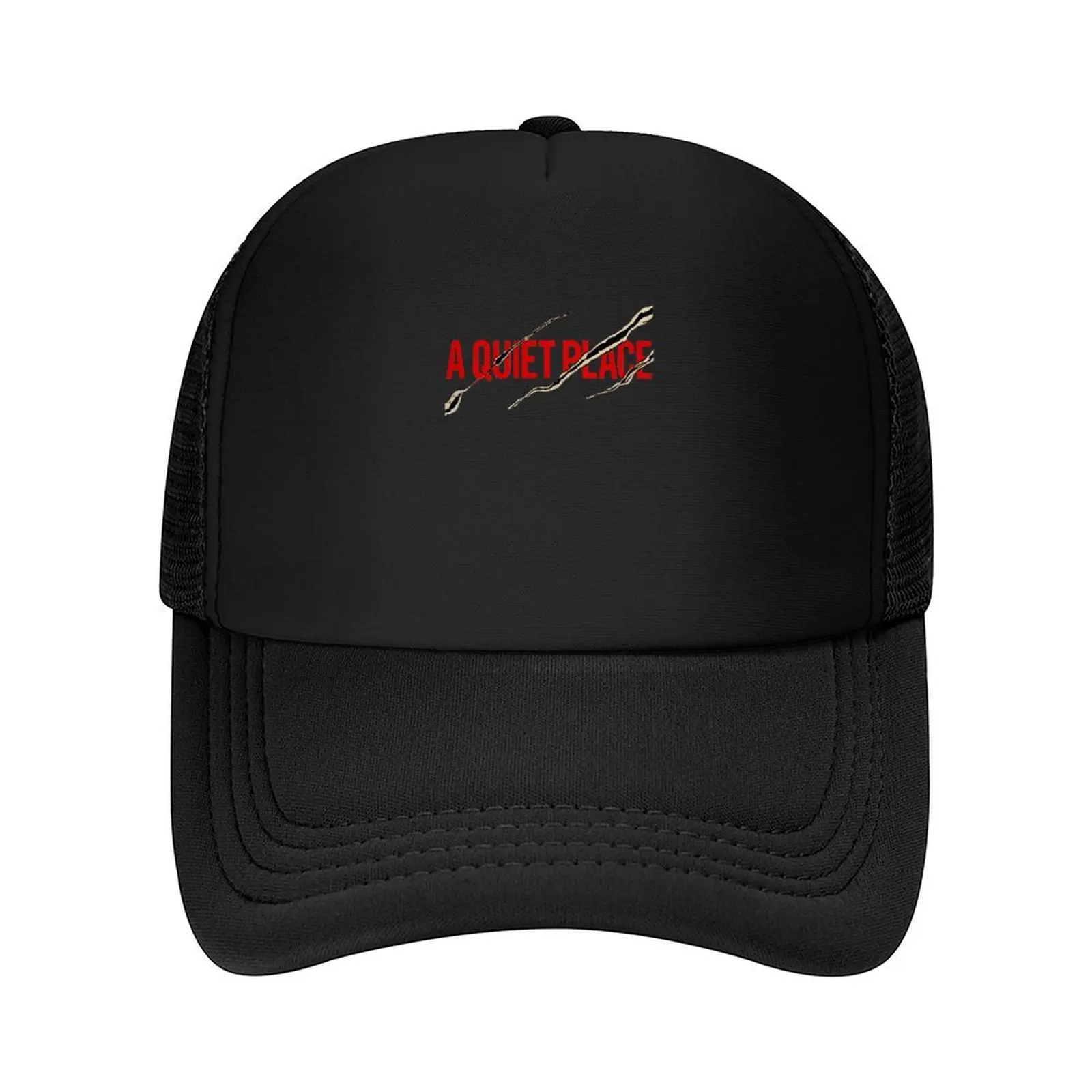

A Quiet Place Halloween Horror Movie In A Deserted Area Makes The Character In The Movie Have To Be Very Brave Emi Baseball Cap