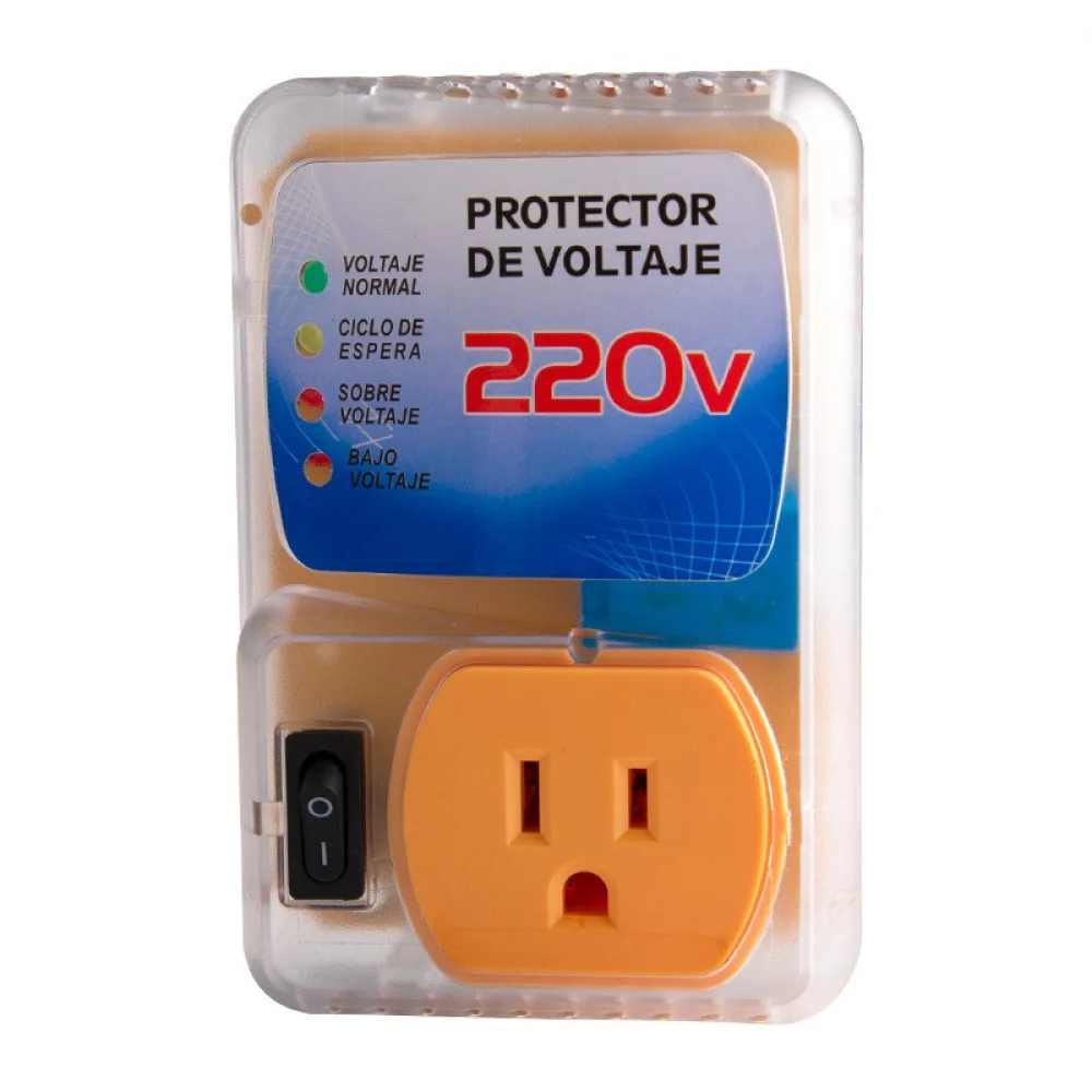 

Voltage Protector 220V 20A 2400W Single Outlet Surge Protector Multi Function Plug Overvoltage And Undervoltage Protector Plug