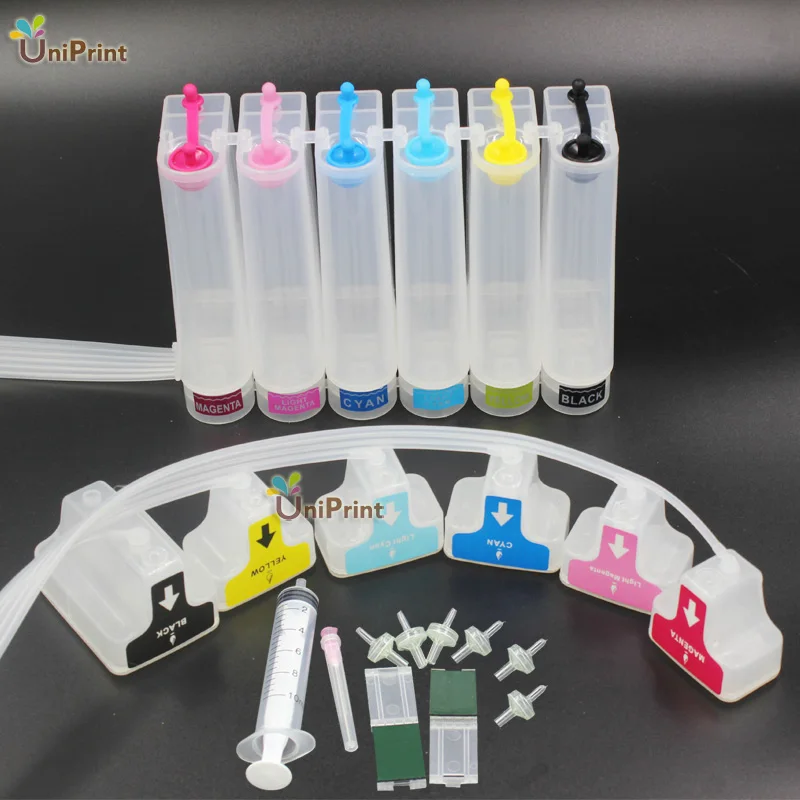 UP Continuous Ink Supply System CISS compatible for HP363 363 C7180 C7280 C8180 D6160 D7160 D7360 D7460 3210v 3310/xi