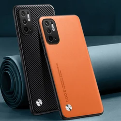 Luxury PU Leather Case For Xiaomi Poco M3 Pro Back Cover Matte Silicone Full Protection Phone Case For Redmi Note 10 5G 10T 10 T