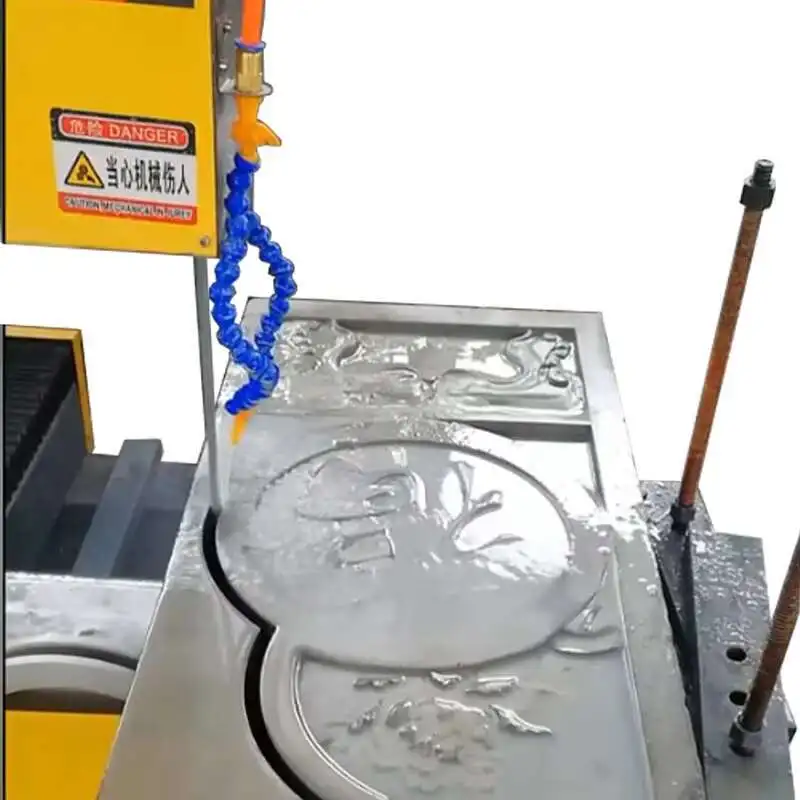 2025 HUALONG Hinery HLSJ-9020 Cnc سلك حبل المنشار حجر Profig مخرطة الجرانيت الرخام شواهد القبور تشكيل قطع صنع هاين