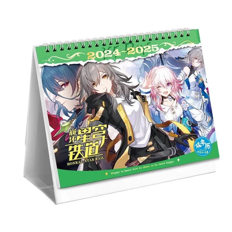 Jeu Honkai: Star Rail Desk Calendar, Dan Heng, 7 mars, personnages de dessins animés, calendriers pour touristes, calendrier 03, licence Schedule, 2025