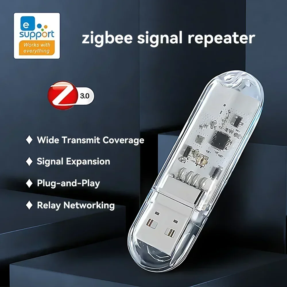 eWeLink APP Zigbee Repeateras USB Signal Amplifier Extender Signal Repeater Full House Coverage Smart Home Singal Extension Plug
