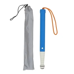 Foldable Blind Walking Cane Blind Cane Reflective Titanium Alloy Easy Grip Lightweight Sturdy for Elderly Vision Impaired People