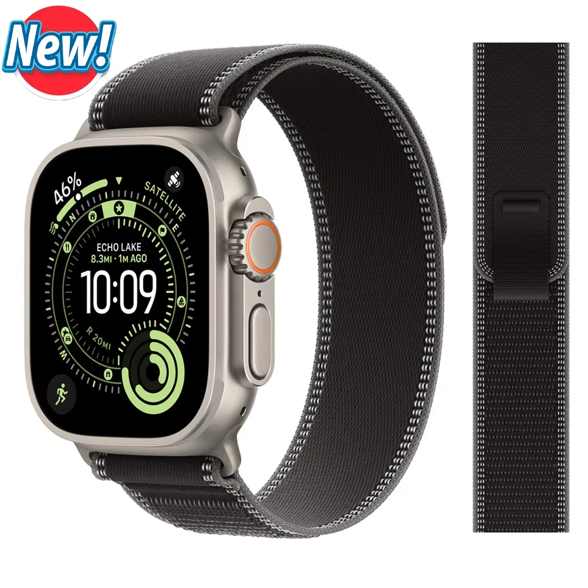 BOX+Trail Loop Strap für Apple Watch-Armbänder Ultra2 3 49 mm 46 mm 44 mm 45 mm 40 mm 41 mm Correas-Armband iWatch-Serie 11 10 9 8 7 SE