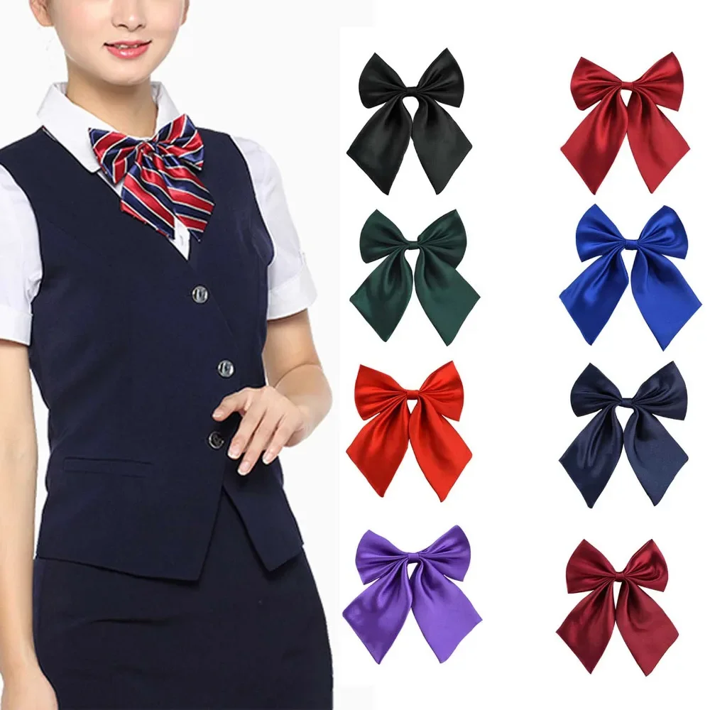 Fashion Bow Ties for Women  Ladies Girls Trendy Style bowKnot Neck Tie Cravat Casual Party Banquet neckwear  NEW fake collar