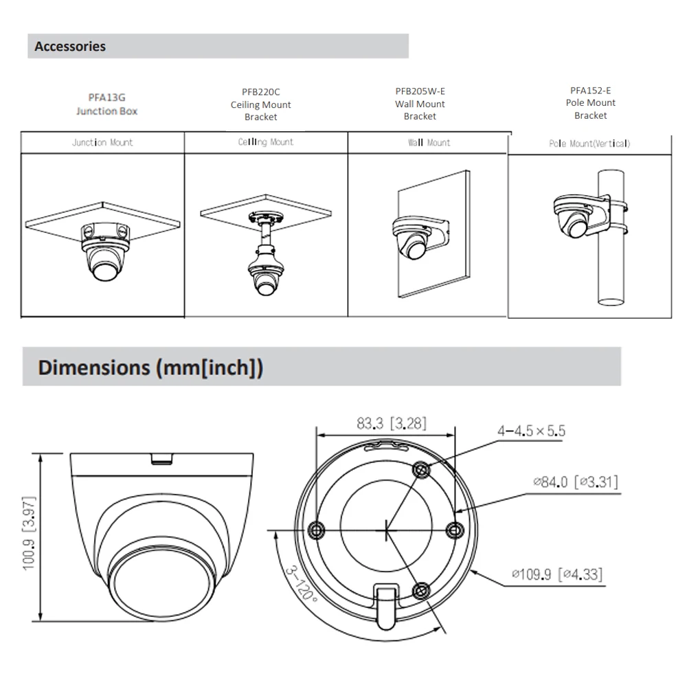داهوا كاميرا IP 4MP IPC-HDW2449T-S-PV الذكية المزدوجة الضوء نشط الردع POE 2-Way Talk SD فتحة للبطاقات WizSense كاميرا ملونة كاملة