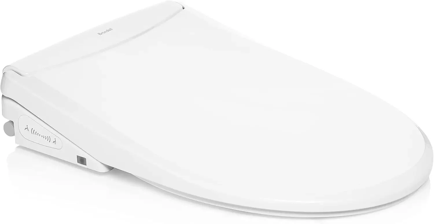 Thinline T44-EW Swash Electric Bidet Toilet Seat With Thin Profile, Heated,Remote Control, Oscillating Stainless Steel Nozzle