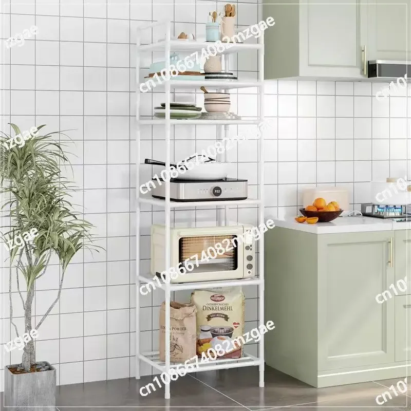 4/5/6 Layer Metal Storage Rack Shelves, Standing Storage Shelf Units Bathroom Kitchen Pantry Closet