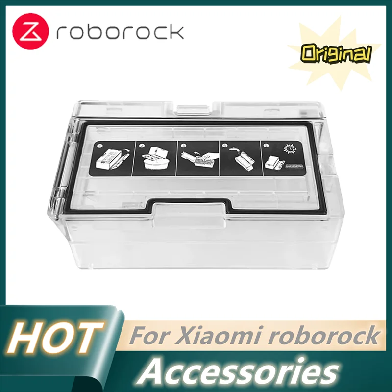 

Original Roborock S7 S70 S75 T7s plus T7s S7 Plus Robot Replacement Dust box Vacuum Cleaner Spare Part Dustbin Accessories