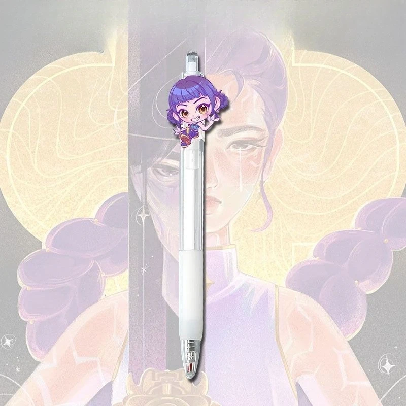 3 قطعة KPop شيطان الصيادين القلم الأسود طالب تأخذ امتحان الكتابة رسم لعبة أنيمي الكرتون الشكل القرطاسية لوازم الدراسة الاطفال هدية #2