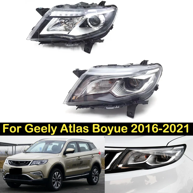 

DECHO For Geely Atlas Boyue 2016 2017 2018 19 20 2021 Headlight Front bumper headlight headlamp Assembly head light head lamp