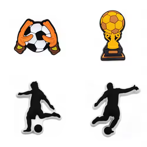 Sprot Soccer Football Shoe Charms Pin for Crocs Accessories Charms Clogs Slides DIY Shoe Decoration Buckle Party Gifts - Image 15