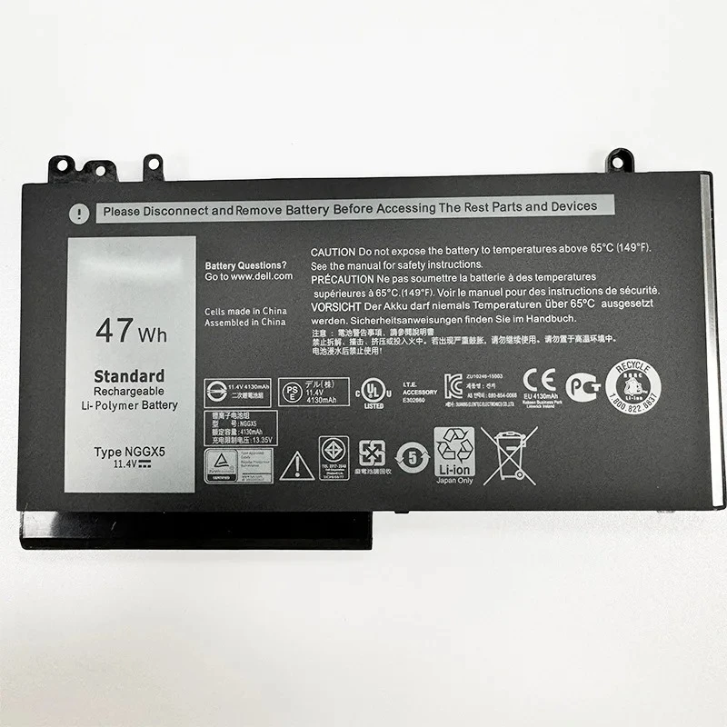 11.4V NGGX5 Laptop Battery For DELL Latitude E5270 E5470 E5570 P23T P48G Series M3510 JY8D6 954DF 0JY8D6 53VJ6 0RDRH9