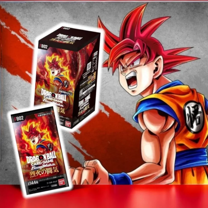 Bandai Dragon Ball TCG coleção cartão FUSIONWORLD versão japonesa FS01 FS02 FB03 FB04 FB05 FB07 FB08 brinquedo presentes de Natal