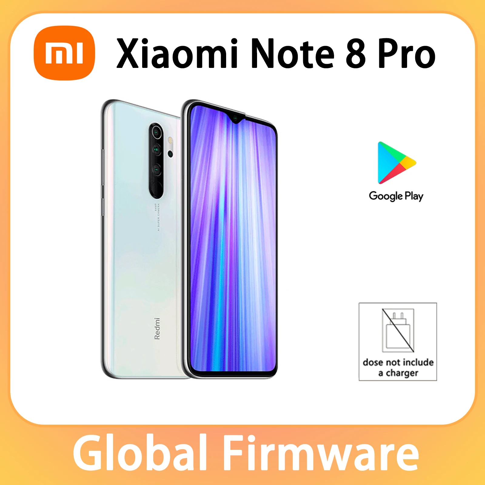 ​Redmi Note 8 Pro 8G 128G Smartphone Global Version 4500mAh 256GB Celular used phones without charger