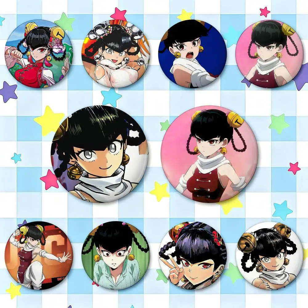 Lin Lin One Punch Man 2 Badges 25 32 44 58 75 Mm Round Cosplay Pin Bag Decor Fans Collect Friends Gifts Brooch Souvenir