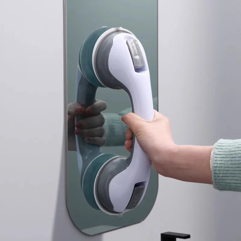 

Suction cup - type handrail, bathroom toilet glass door handle non - drilling bathroom handrail, safety handrail for the elderly