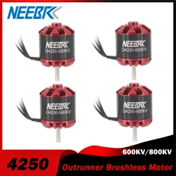 NEEBRC-Moteur sans balais 4250 Outrunner, pour RC FPV Partners, Wing Drone, Avion, Quadcopter, Multicopter, ESC, 600KV, 800KV, 3-7S