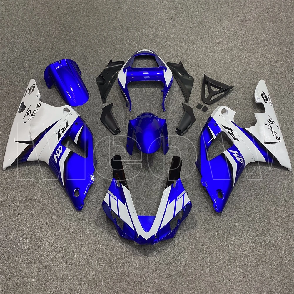 

Motorcycle Fairings Kit for YAMAHA YZFR1 00 01 YZF R1 2000 2001 YZF1000 YZF-R1 Injection Blue Black Bodywork Set