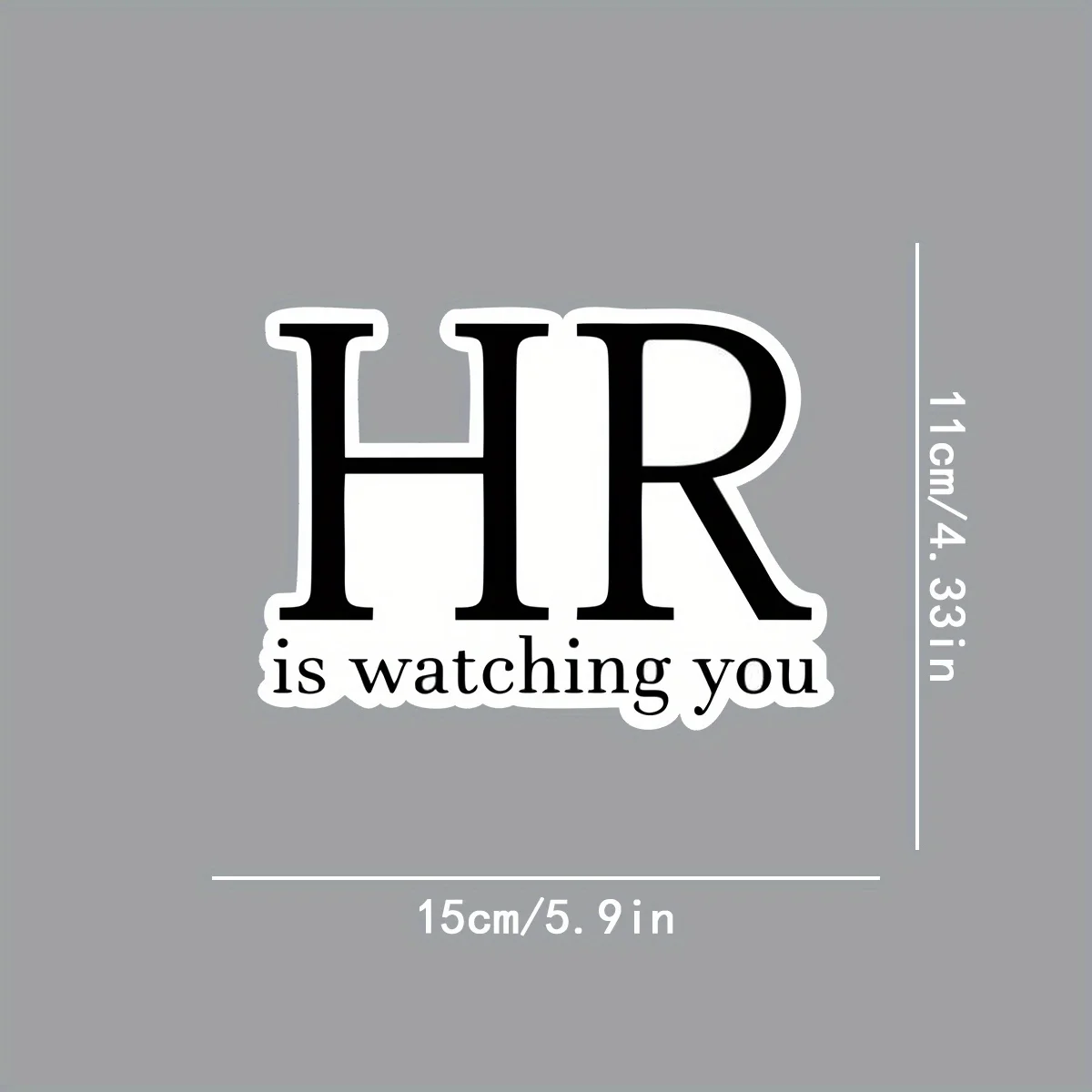 Creative Waterproof Vinyl Stickers for Human Resources, Perfect for Decorating Laptops, Helmets, Motorcycles, Kits, Guitars