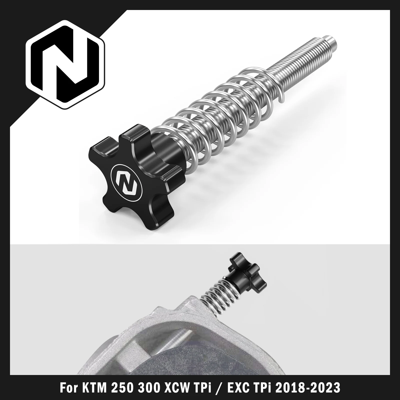NICECNC para KTM EXC 300 TPI EXC XCW TPI 250 300 ajustador de tornillo de velocidad de ralentí para Husqvarna TE 300i 250i 2018-2023 para GasGas EC 300