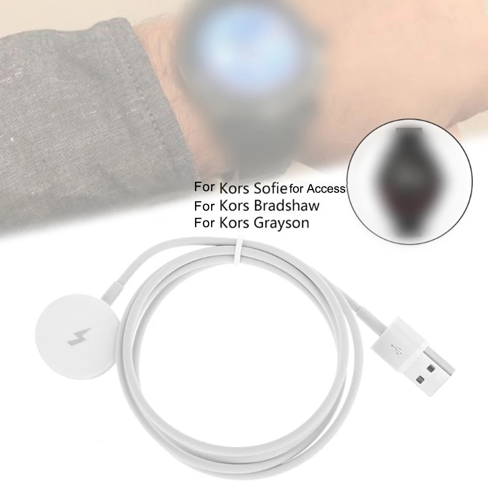 Magnetic Smart Watch Charger For Kors Access Safe Portable Magnetic Dock Charger Adapter Fast Charger For Smart Bracelet