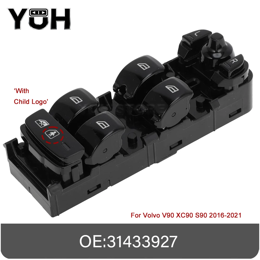 

31433927 для Volvo V90 XC90 S90 2016-2021 переключатель стеклоподъемника автозапчасти