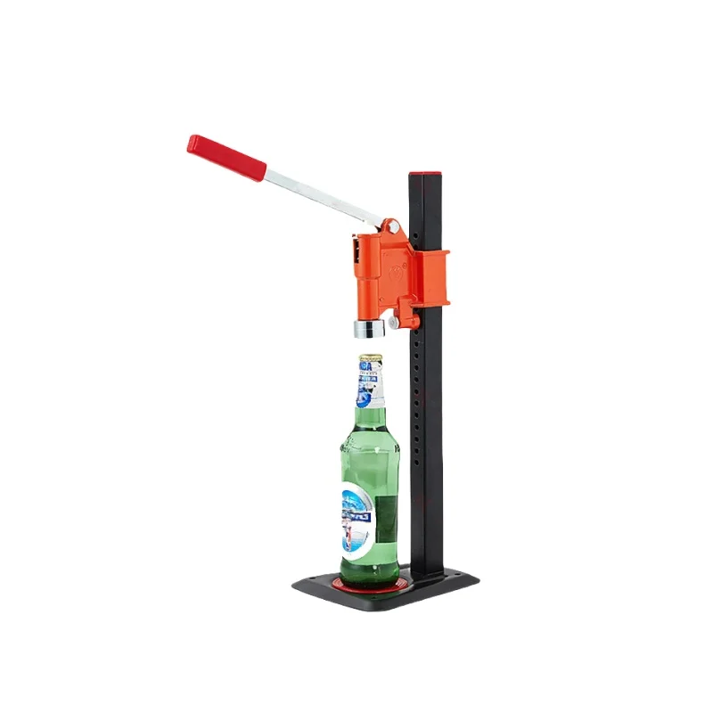 Manual Beer Capping Machine Soft Drink Brewer's Glass Bottle Capper for Restaurant Use Bottle Cap Sealer