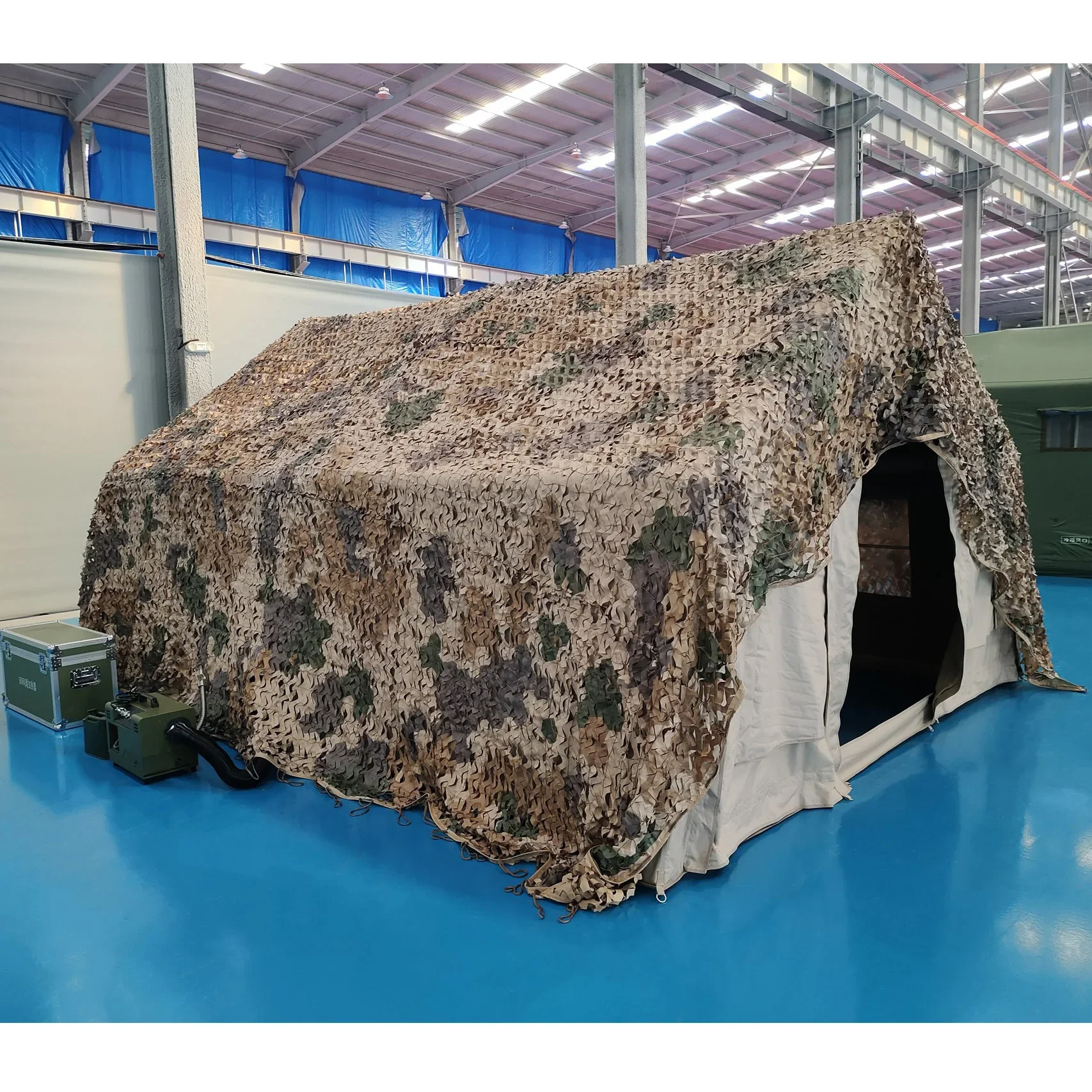 Outdoor waterdichte PVC tent noodramp opblaasbare reddingsstructuur 5-50 personen één slaapkamer vluchteling ziekenhuis