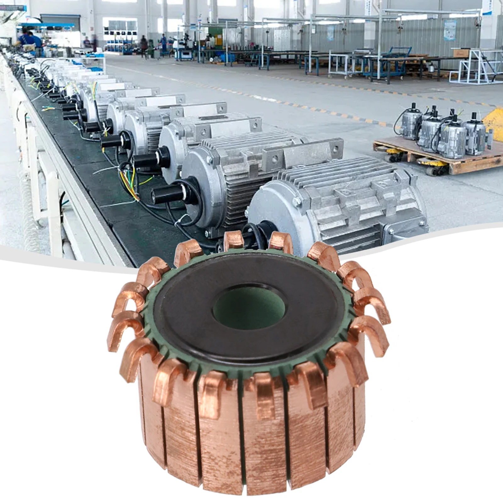 Ndustrial Robot Parts Motor Commutator for 16p Teeth Wear Resistance 100MΩ 50HZ/60HZ Black Excellent Properties