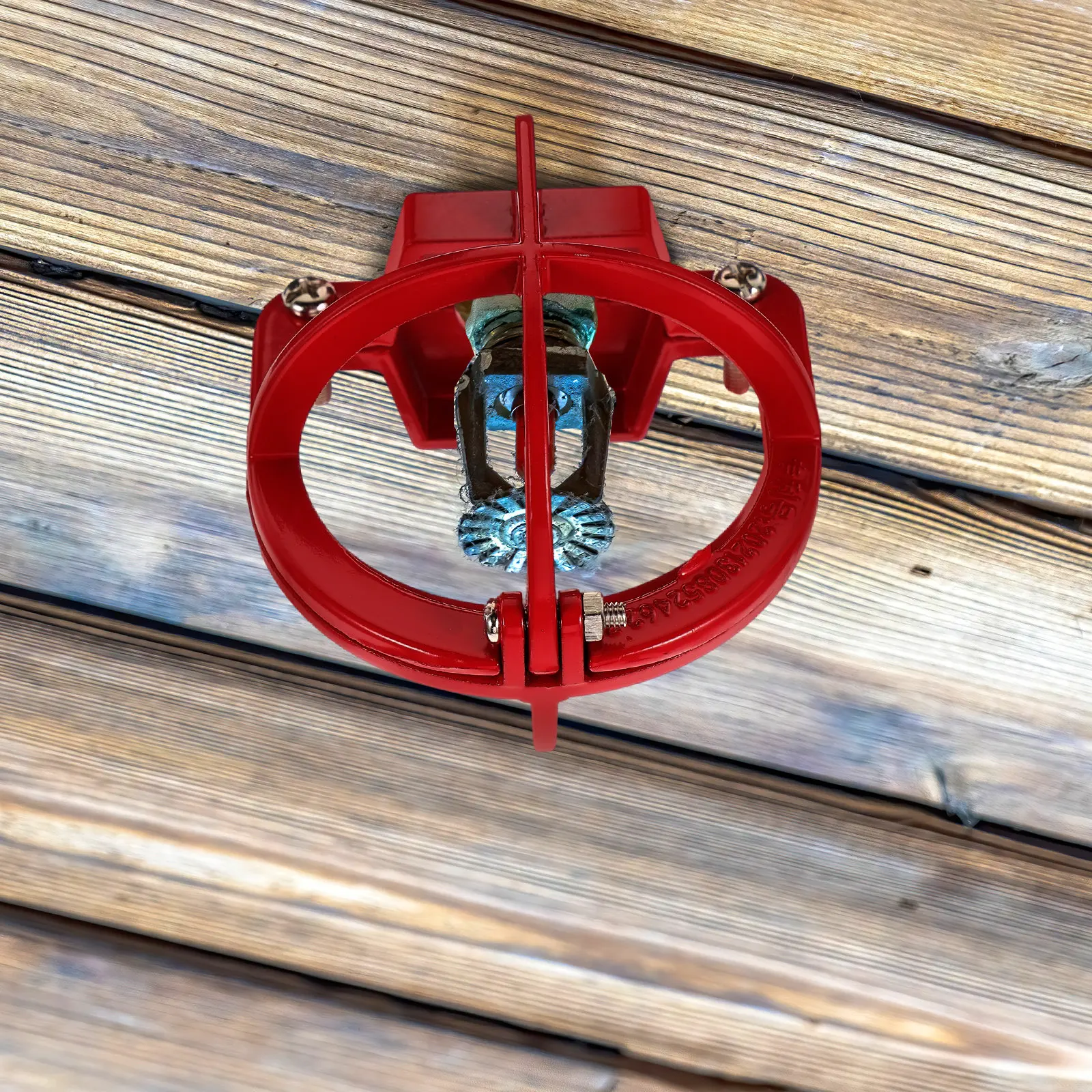 

Sprinkler Cover Sturdy Aluminum Alloy Sprinkler Head Cage Anti-Collision Protection Quick Install for Pendent