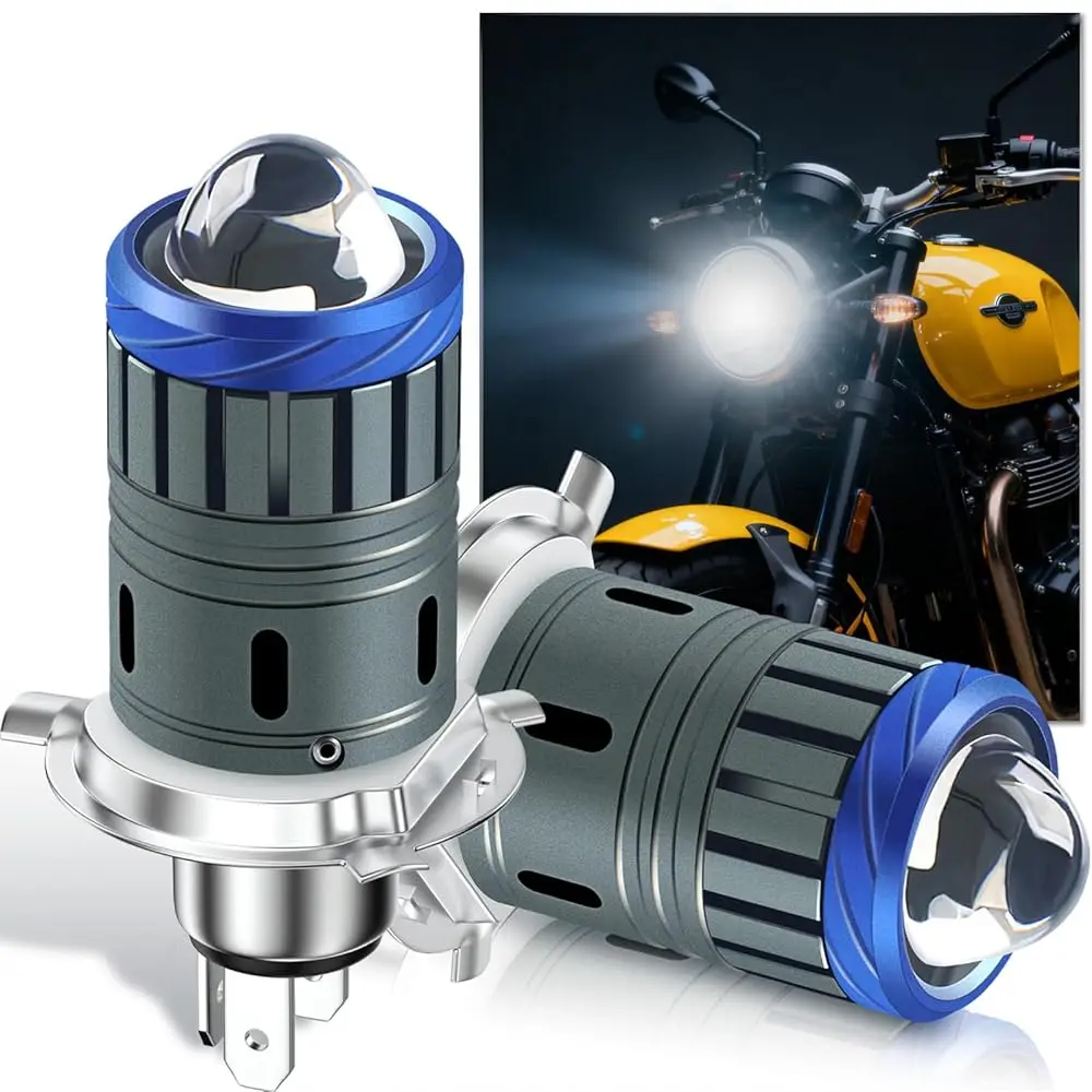 

Ailexpress Recommendation - 2PCS Universal H4/9003 Led Headlight Bulbs, 300% Brighter, 6000K White Motorcycle Bulbs, Plug and Pl