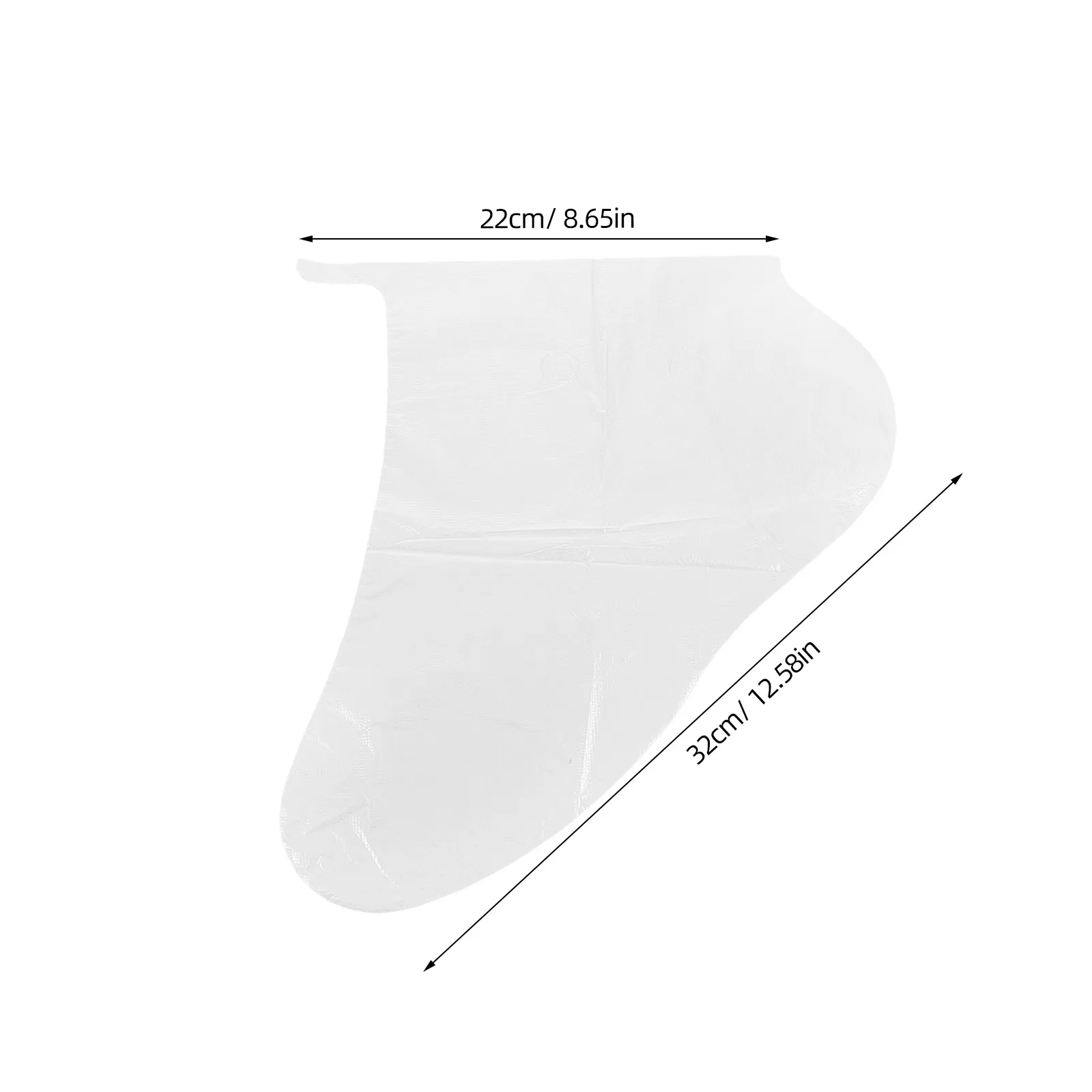 100Pcs Foot Mask Pedicure Supplies Plastic Covers Spa Pedicure Single Use Foot Bath Accessories For Beauty Salon Foot Covers