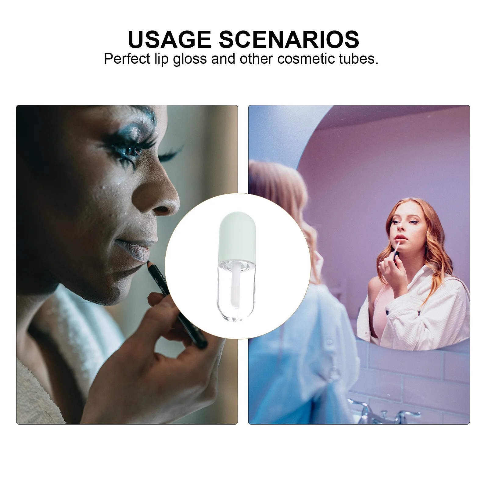 10 stuks Lip Kleur Containers Draagbare Lip Glazuur Flessen Modieus Prachtig Ontwerp voor Dagelijkse Afspraak Lippenstift DIY Buizen