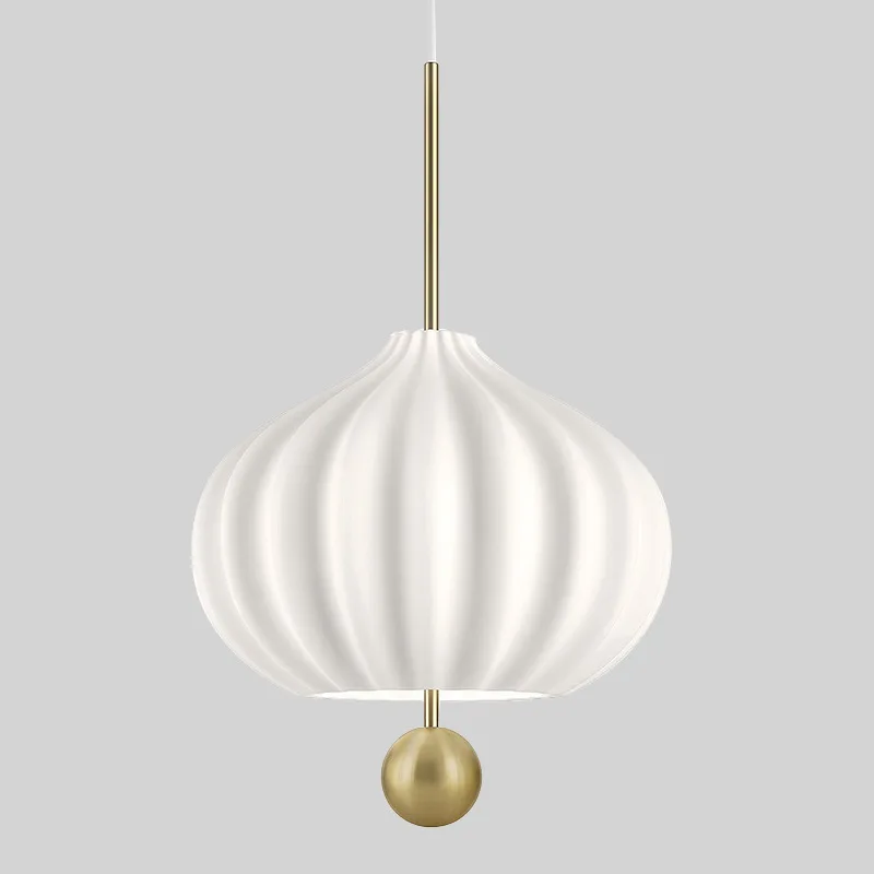 

Modern White Glass Pendant Lamp For Dining Room Kitchen Bar Hanging Light Fixtures E27 Bulb Wire Adjustable Gold Metal