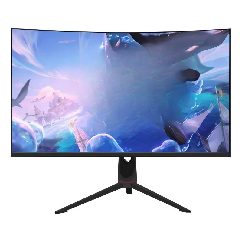 32 Inch Curved Borderless 2K 4K 240Hz LCD Gaming Monitor with DP Interface for Desktop Use
