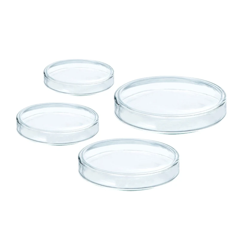 10Pcs Glass Culture Plates for Cell Maintenance (60mm 75mm 90mm 100mm)