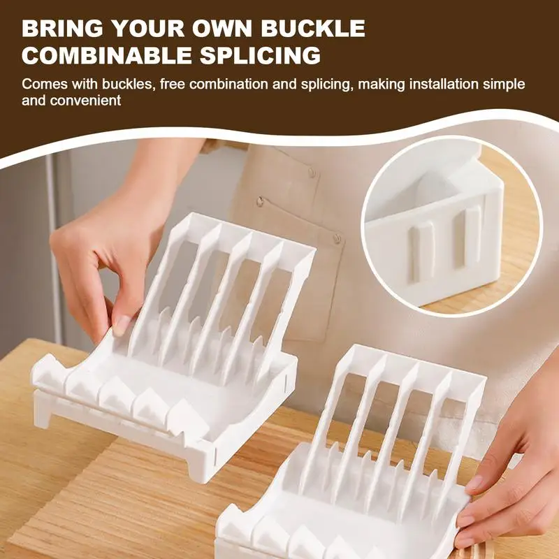 Plate Drain Storage Rack Upright Plate Drying Organizer Stable Kitchen Dish Rack Used For Kitchen Tableware Storage