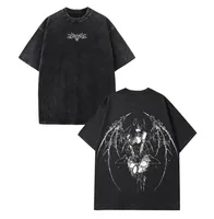 Camisetas de lavado vintage para gimnasio y culturismo de gran tamaño, camiseta de lavado superior, ropa de calle con cuello redondo, camiseta de lavado gráfico de moda para hombre