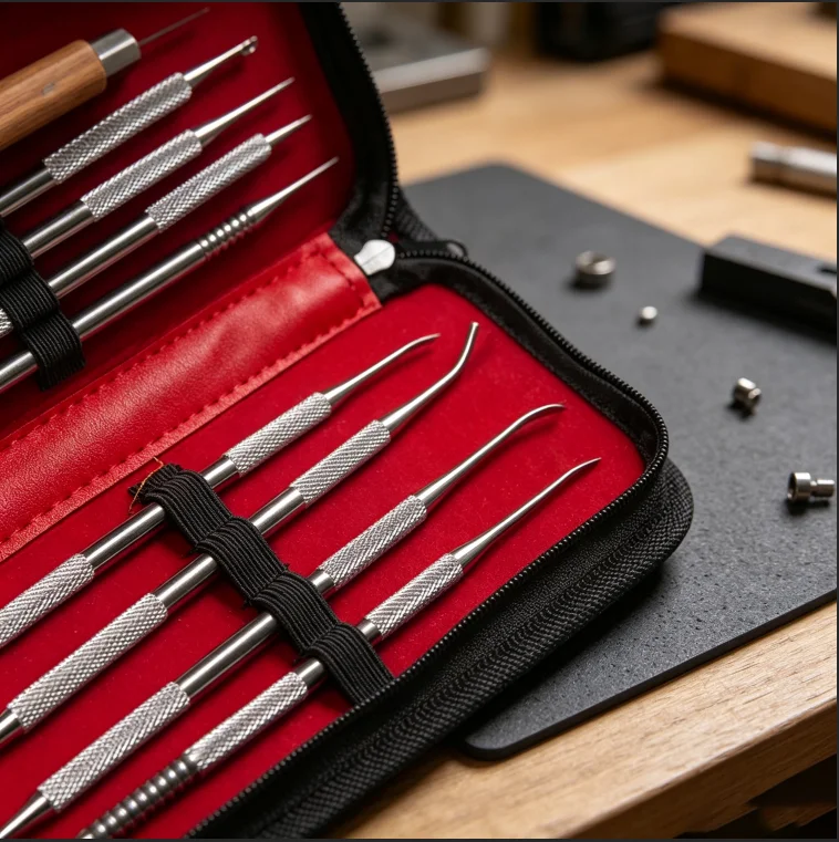 Multi‑Functional 10‑Piece Carving Tool Set, Trimming & Shaping Hand Carving Tools Kit with Storage Pouch