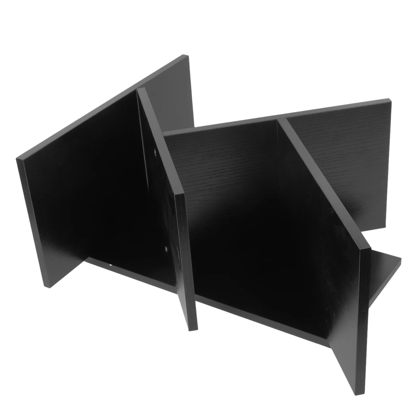 

Wood Desktop Bookshelf for Books and Magazines Storage Rack Organizer Stand with Ample Space Easy Assembly No Tools Needed