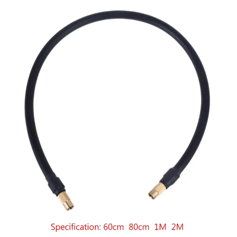 A70F Flexible Hose Connector for Air Compressor Tire Inflation Tube Cycling Equipment Tire Inflator Extension Tube