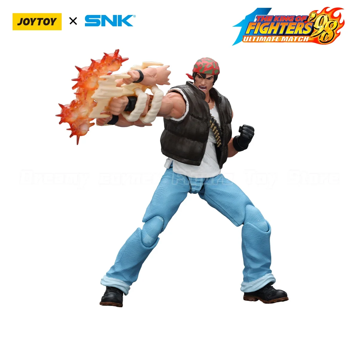 【24 Hours Delivery】JOYTOY 1/18 SNK KOF'98UM Ikari Warriors Team Ralf Jones Action Figure