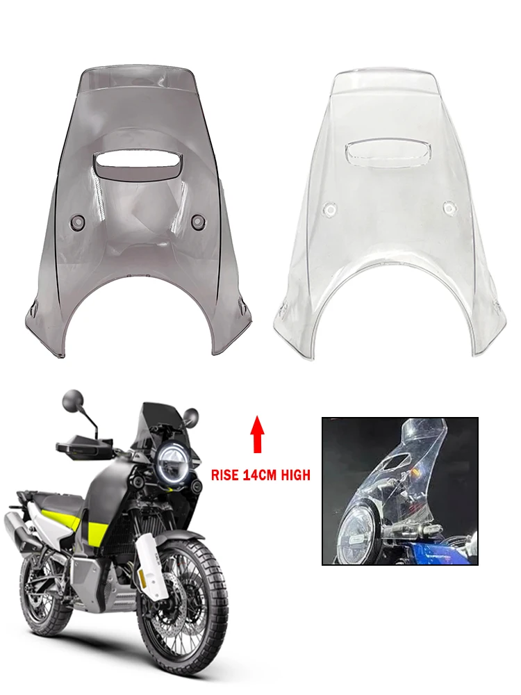 Motorcycle Front Windscreen Windshields Wind Deflector Screen For Husqvarna Norden 901 2022 2023 Norden901 Accessories