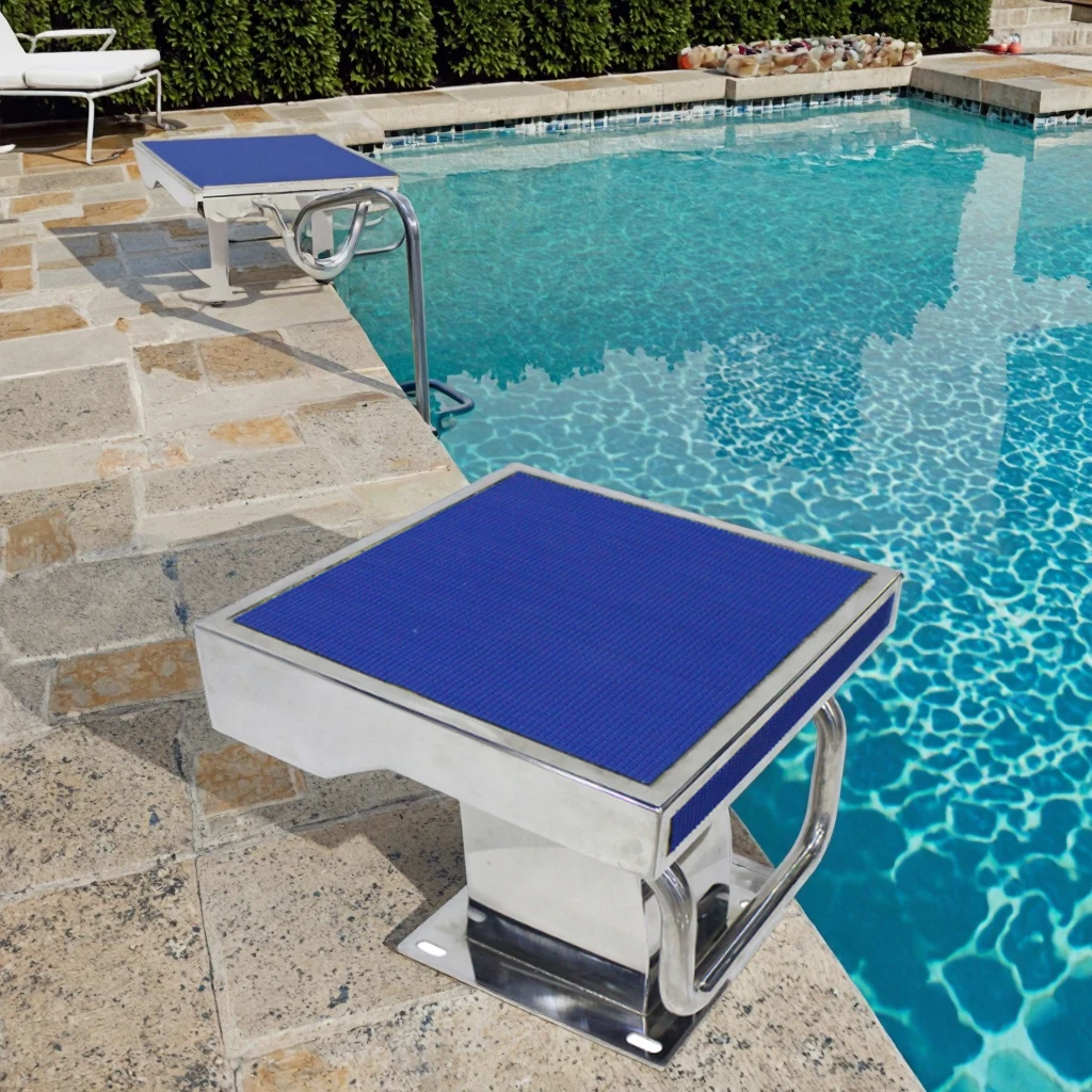 

Fenlin HX-04 New Design Custom Logo Stainless Steel Outdoor Swimming Pool Starting Block