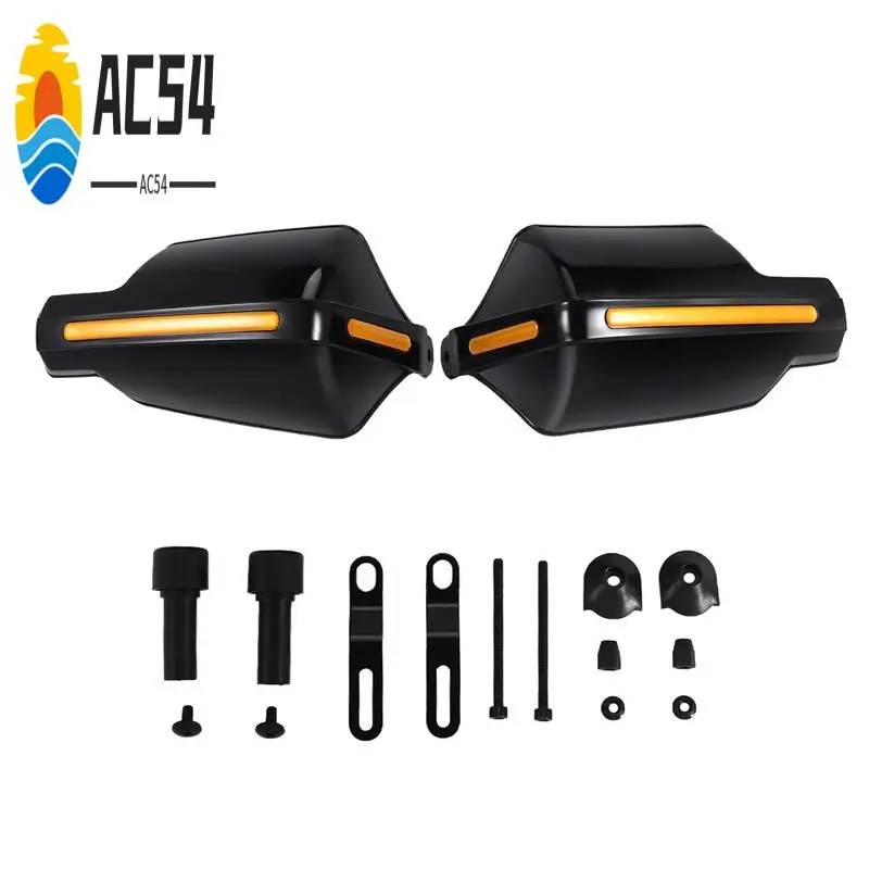

AC54-Pair Motorcycle Hand Guards 7/8 Inch 22Mm Handlebar Handguard Handle Protector Bike Brush Wind Guard(Black)