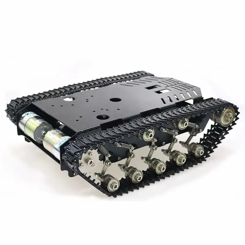 

Metal Crawler Tank Car Chassis Kit Intelligent Robot Damping Chassis Smart Track for DIY Robot School Project